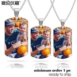 Personalized Colour Photo Necklaces Gift For Women