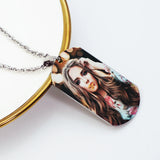 Personalized Colour Photo Necklaces Gift For Women