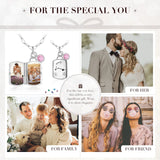 Personalized Constellation Necklace Lucky Number & Stones Pendant Necklaces