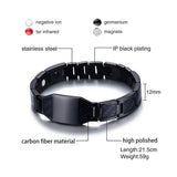 Sagittarius Zodiac Stainless Steel Men Bracelet Bio Therapy