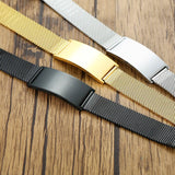 Personalized Couple Bracelet Stainless Steel Mesh Bangle Set