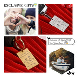 Personalized Couple Keychain Engraved Name Touch Your Butt Love Gift