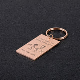 Personalized Couple Keychain Engraved Name Touch Your Butt Love Gift