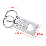 Personalized Couple Puzzle Keychain,Custom Initial Keyring,Valentine's Gift