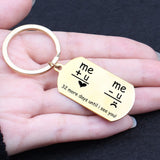 Custom Long Distance Relationship Keychain: 32 More Until I See You!