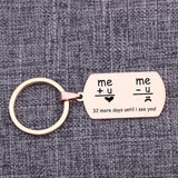 Custom Long Distance Relationship Keychain: 32 More Until I See You!