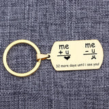 Custom Long Distance Relationship Keychain: 32 More Until I See You!