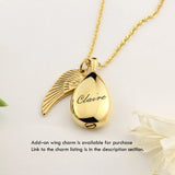 Teardrop Pet Portrait Urn Necklace for Ashes Cremation Dog Cremation Urn