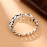 Men's Cross Flower Bracelet - Punk Style