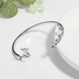 Personalized Crown Arabic Name Bracelet Stainless Steel Bracelet