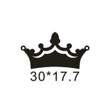 Crown Engraved Name Letter Pendant Necklaces Stainless Steel Chain BFF Gift