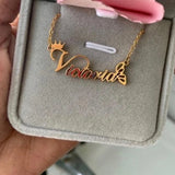Personalized Butterfly Pendant Necklace Stainless Steel Jewelry