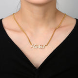 Personalized Crystal Name Necklace Iced Letters Pendant Zirconia Necklace