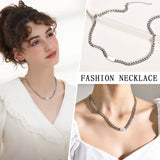 Custom Cuban Chain Necklace, Engraved Logo Name Bar Necklace