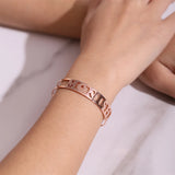 Personalized Name Cuff Bracelet Stainless Steel Jewelry Gift