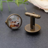 Personalized Photo Cufflinks for Him - Gift for Pet - Men's Cufflinks