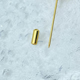 Custom Initial Pin Brooch Stainless Steel Men Gift Jewelry