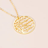 Personalized Tree of Life Pendant Necklaces