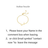 Arabic Name Bracelet Stainless Steel Jewelry