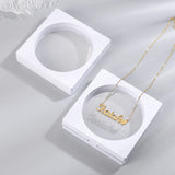Arabic Name Necklace Stainless Steel Choker for Women