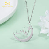 Personalized Arabic Necklace Stainless Steel Women Jewelry