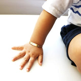 Personalized Baby Name Bracelet Stainless Steel Birthday Gift Bar Bracelet