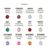 Personalized Birthstone Earrings Initial Earring Name Stud