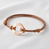 Personalized Name Bracelet for Women Stainless Steel Engraved Jewelry