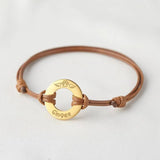 Personalized Name Bracelet for Women Stainless Steel Engraved Jewelry