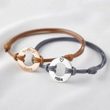 Personalized Name Bracelet for Women Stainless Steel Engraved Jewelry