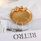 Custom Stainless Steel Name Earrings for Women - Personalized C Shape Earrings