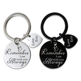 Personalized Couple Keychain, Gift for Boyfriend