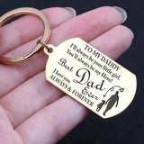 Daddy Keychain, Gift from Daughter, Always Be Your Little Girl