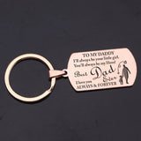 Daddy Keychain, Gift from Daughter, Always Be Your Little Girl