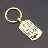 Daddy Keychain, Gift from Daughter, Always Be Your Little Girl