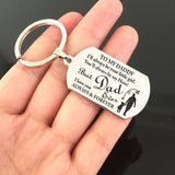Daddy Keychain, Gift from Daughter, Always Be Your Little Girl