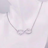 Personalized Double Name Women Necklaces Infinity Symbol Pendant Gift