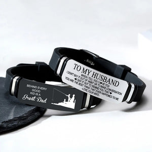 Personalized Engraved Mens Bracelets Lettering LOGO Silicone Bracelet