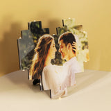 Personalized Family Photo Love Frame Night Light 3D Acrylic Desk Lamp