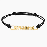 Custom Braided Rope Couples Bracelets Matching Relationship ID Name Jewelry Gift