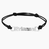 Custom Braided Rope Couples Bracelets Matching Relationship ID Name Jewelry Gift