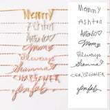 Personalized Name Necklace Stainless Steel Signature Nameplate Necklace