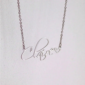 Personalized Heart Shape Name Necklace for Women