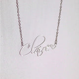 Personalized Heart Shape Name Necklace for Women