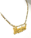 Personalized Heart Necklace With Name, 18k Plated Pendant