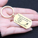 Personalized Initials Keychain for Couple Gift Engrave