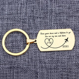 Personalized Initials Keychain for Couple Gift Engrave