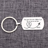 Personalized Initials Keychain for Couple Gift Engrave