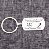 Personalized Initials Keychain for Couple Gift Engrave