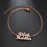 Anaversity Stainless Steel Name Bracelets - DIY Bangle